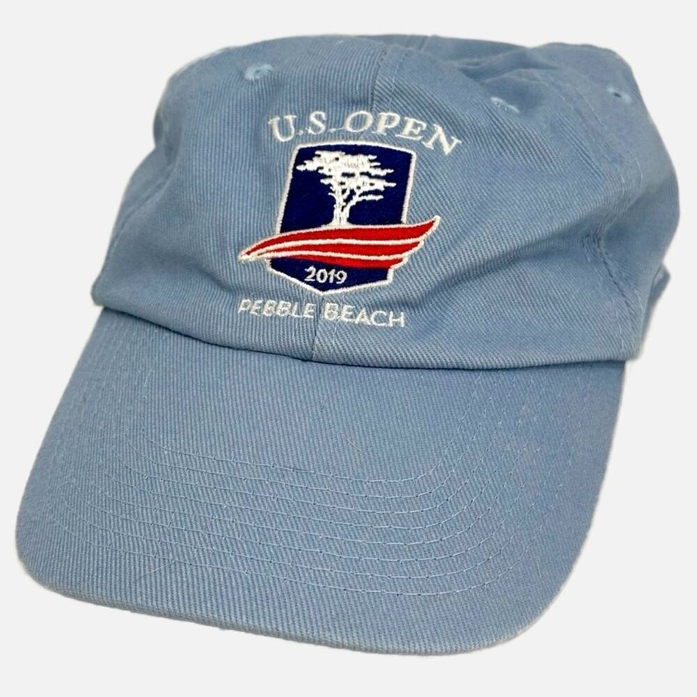 U.S. Open 2019 Pebble Beach Baseball Cap Hat - RED WHITE BLUE